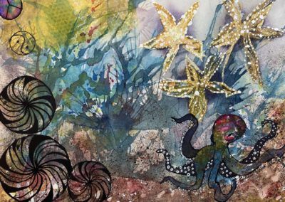 Ocean, Starfish, and Light